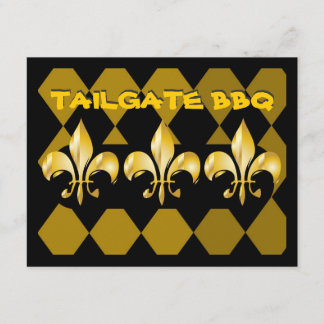 Invitation Or Pur Fleur de Lis