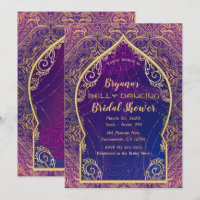 Or Purpule Mariage Marocain Danse du Ventre Shower
