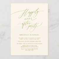 Or Romantique, Mariage en Intime