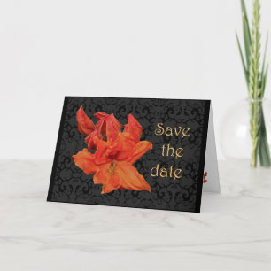 Invitation Orange Azalea Blossoms