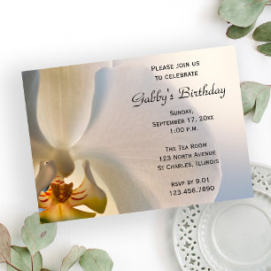 Invitation Orchid Elegance Anniversaire