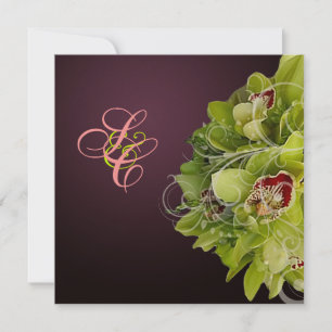 Invitation Orchidée de Pix-Dezines + Flourissement ornemental