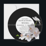 Invitation Orchidées de disques de vinyle rétro Mariage moder<br><div class="desc">Une façon nouvelle et différente d'envoyer vos invitations de mariage ! Un design qui impressionne votre famille et vos invités avec son caractère unique et unique :) pour un couple moderne. Tous les textes par défaut peuvent être entièrement customisés avec vos propres mots, et vous pouvez également modifier les polices,...</div>