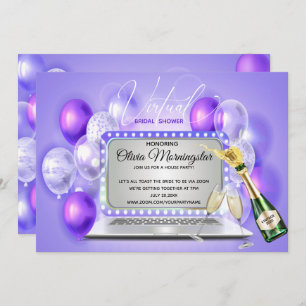 Invitation Ordinateur portable de célébration de la Fête des 