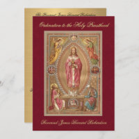 Invitation Ordination catholique à la Sainte Prêtr