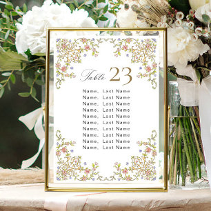 Invitation Organiser le cadre Vintage Bohème Sièges