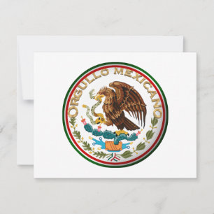 Invitation Orgueil Mexicain (Aigle du drapeau mexicain)