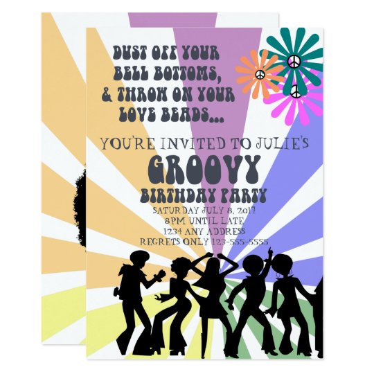 Invitation Orientee D Anniversaire Des Annees 60 Zazzle Fr Invitation Orientee D Anniversaire Des Annees 60 Zazzle Fr