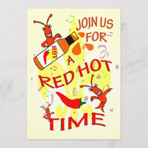 Invitation orientée de partie de Cajun