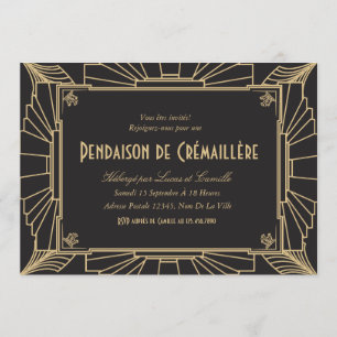 Invitation orientée de partie de pendaison de 1920