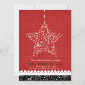 Invitation Ornement de Noël