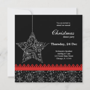 Invitation Ornement de Noël