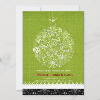 Invitation Ornement de Noël