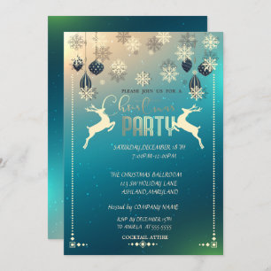 Invitation Ornements de Noël, Chère Compagnie Fête de Noël