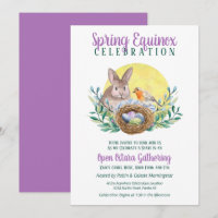 Ostara Spring Equinox Bunny & Bird Nest Sabbat