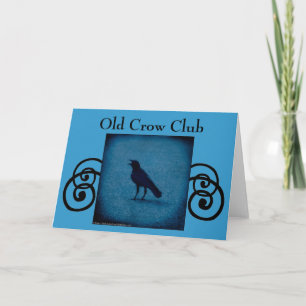 Invitation ou carte de voeux Old Crow Club