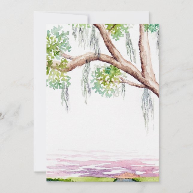 Invitation ou enregistrer la date de bas pays (Devant)