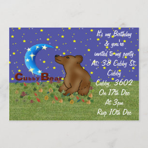 Invitation Ours de Cubby