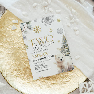 Invitation Ours d'invitation du 2e anniversaire, deux Anniver