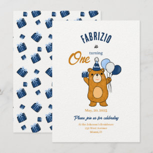 Invitation Ours en peluche