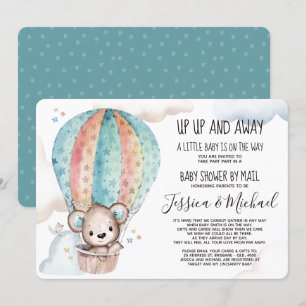 Invitation Ours en peluche neutre pour le genre   Baby shower