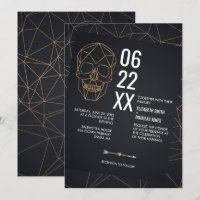 Outre du mariage géométrique de crâne d'ensemble