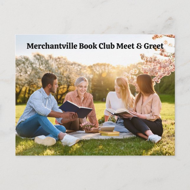 Invitation ouverte personnalisable pour un club de (Devant)