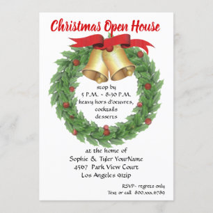 Invitation Ouverture de la couronne de Noël