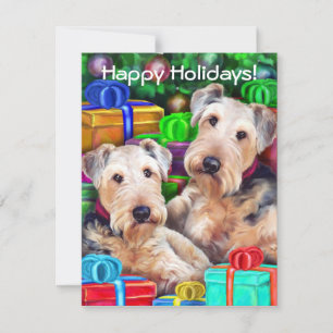 Invitation Ouverture de Noël Airedale