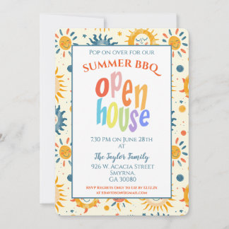 Invitation Ouverture d'été Sunshine