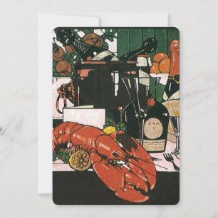 Invitation Ouverture douce du restaurant élégant de style vin