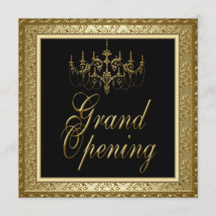 Invitation Ouverture officielle de l'entreprise Black Gold Ch