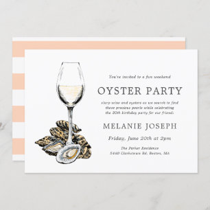 Invitation Oyster Pearl  Bandes de pêche