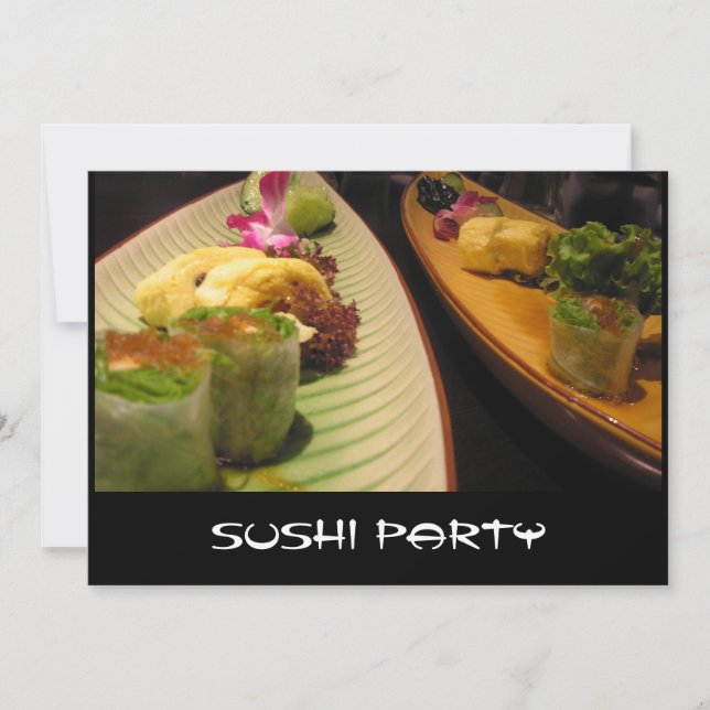 Invitation P6100089, Parti Sushi (Devant)