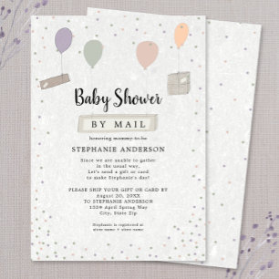 Invitation Packages + Balloons Baby shower neutre par la post