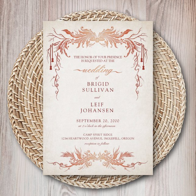 Invitation Pagan Handfasting Mariage (Créateur téléchargé)