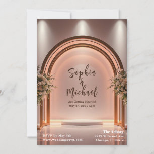 Invitation Page de couverture du magazine mariage