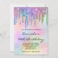 Paillettes holographiques gouttes de pluie arc-en-