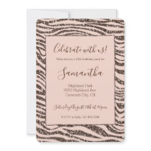 Paillettes Imprimé Zèbre Brun Chocolat Pêche Rosis