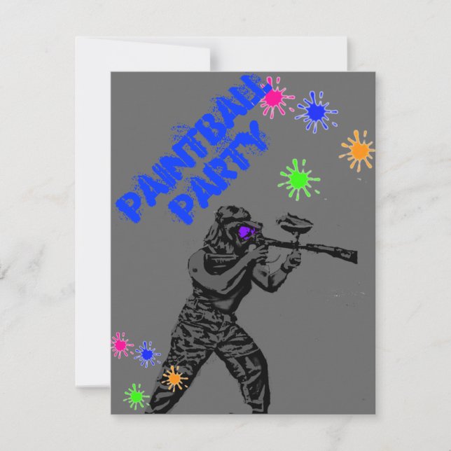 Invitation paintball invite1 (Devant)