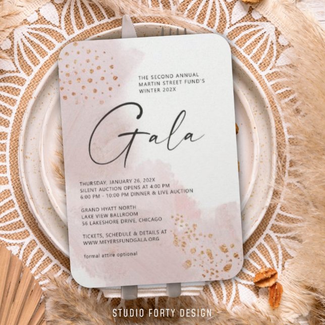 Invitation Painted Canvas Gala Invite (Créateur téléchargé)