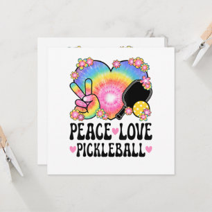 Invitation Paix Amour Pickleball