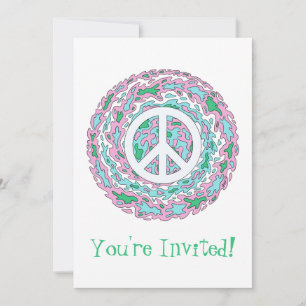 Invitation Paix Psychedelique