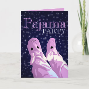 Invitation pajama party : nightstské