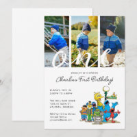 Pal de rue sésame vintage | 1er anniversaire photo