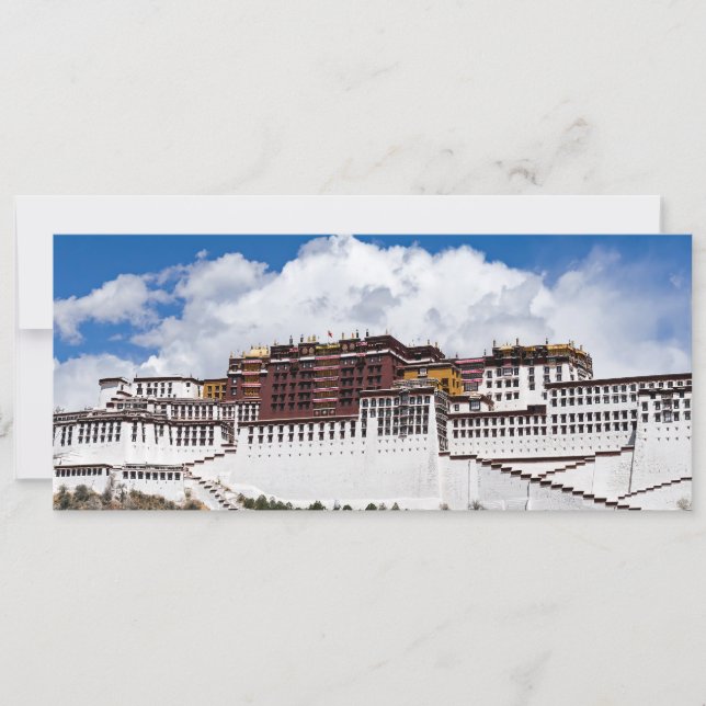 Invitation palais du Potala à Lhassa - Tibet (Devant)