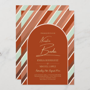 Invitation Palette de couleurs Cinnamon Sage Terracotta Maria