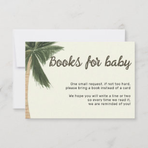 Invitation Palm Tree Bohemian Genre Neutral Livres bébé