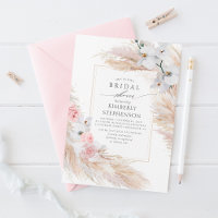 Pampas Grass et Orchidées Blanches Fête des mariée