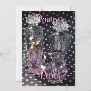 Invitation Pamper Party Par Salon Glacé